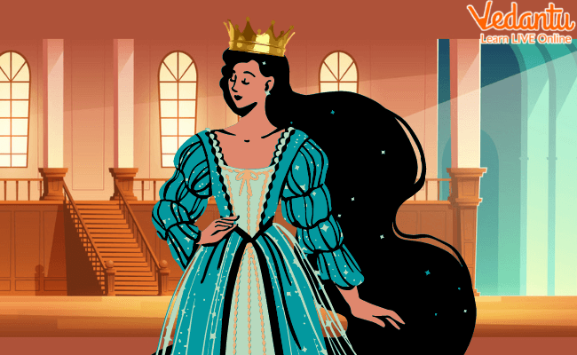 The woman became the king