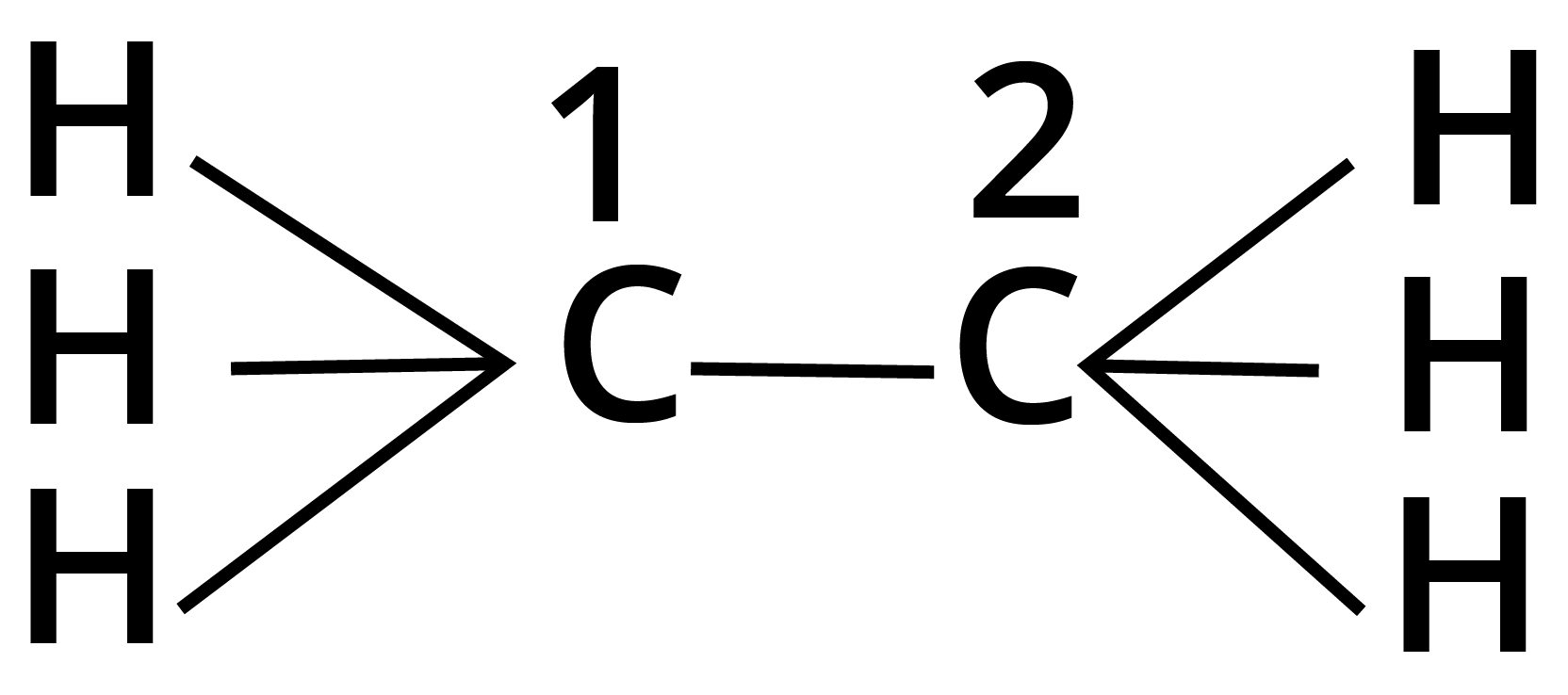 \[C{H_3}--C{H_3}\]