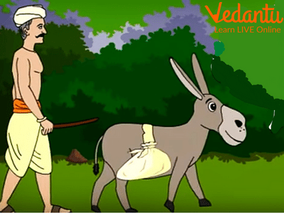 The Clever Donkey and The Salt Sack