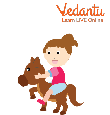 The little girl and the baby horse