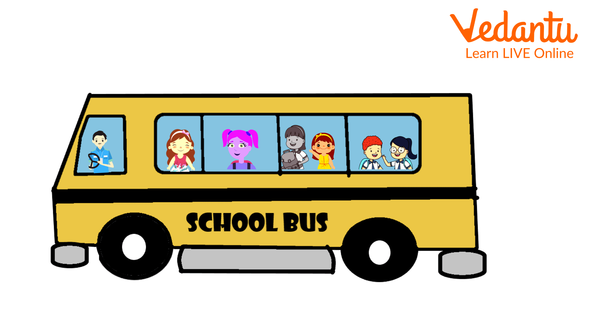 Kids Enjoying the Bus Ride