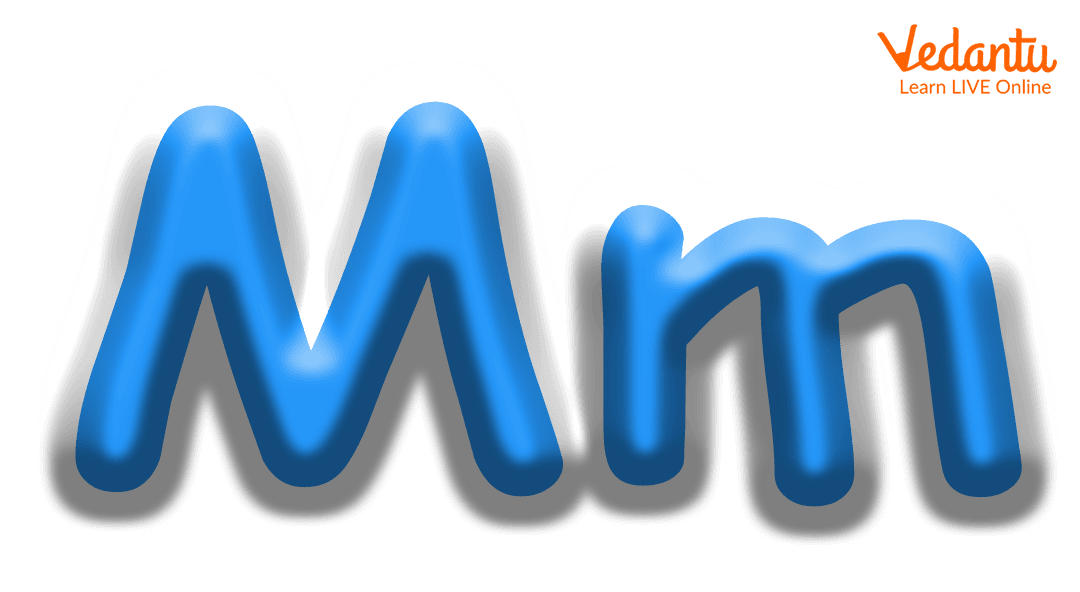 The letter ‘M'