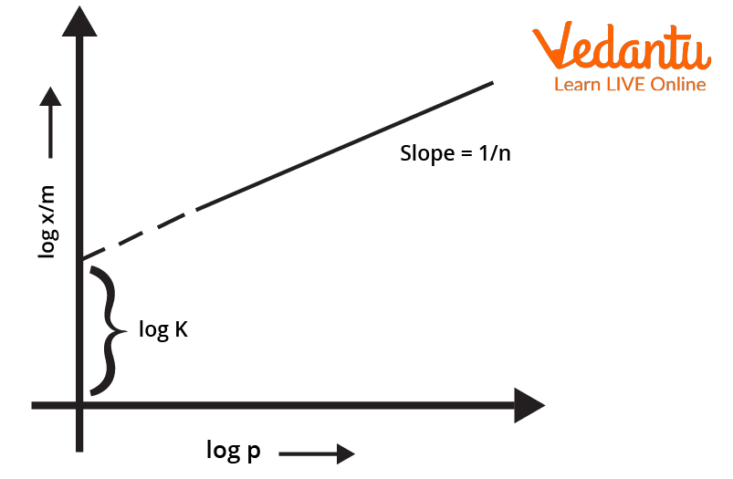 Log Graph of Freundlich Isotherm