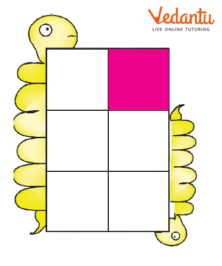 the shape is coloured