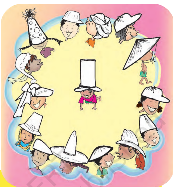 Colour the hats