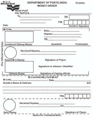 Money Order Form