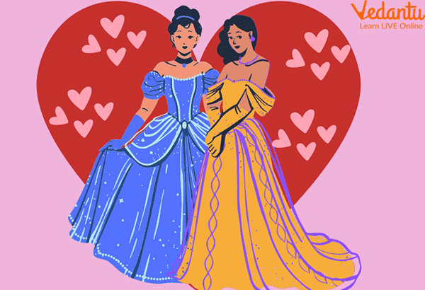 Princesses loving each other