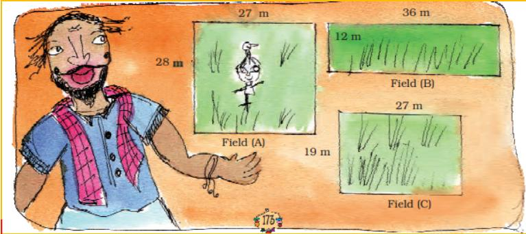 Karunya bought three fields