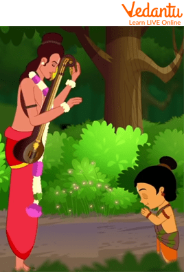 Dhruv Praying To Lord Narayan