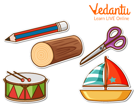 Noun with names of objects
