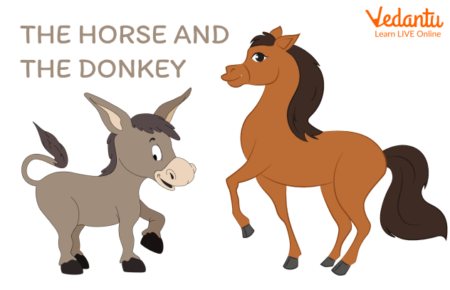 The Horse and the donkey story