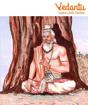Yogi Explaining to Rasalu