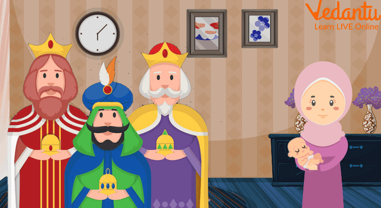 The Wise Men came to meet Jesus