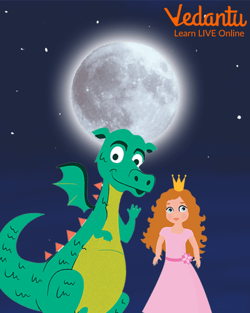 The Dragon Rescuing The Princess