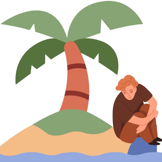 A Man Reached on the Island