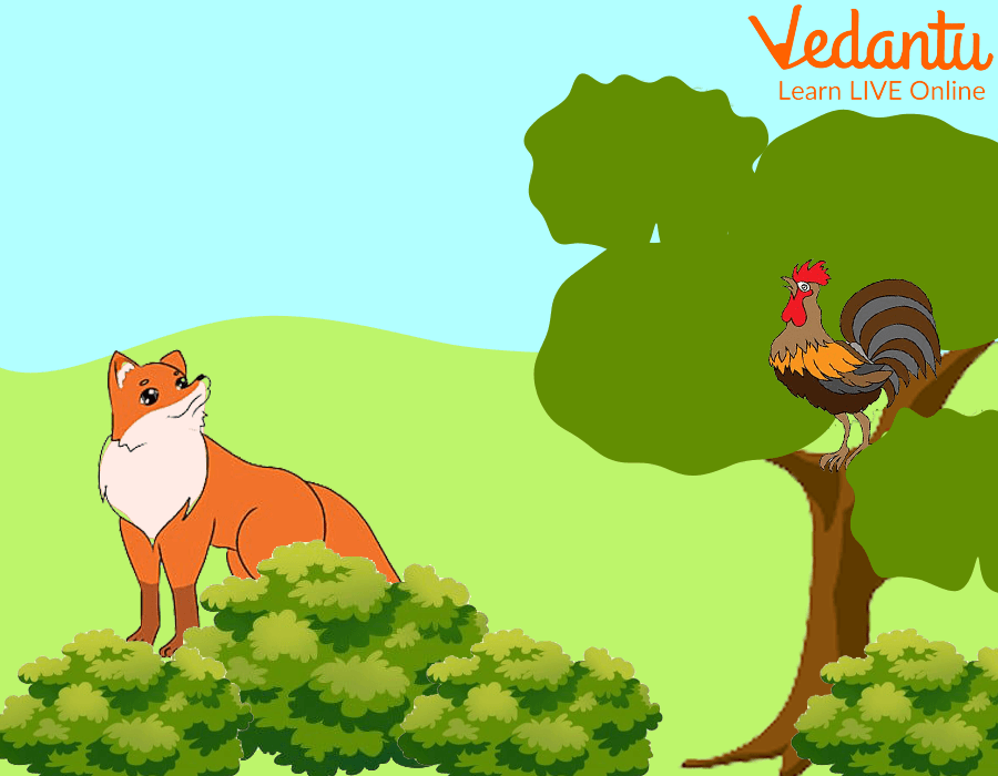 Fox Convincing the Cock to Free Him
