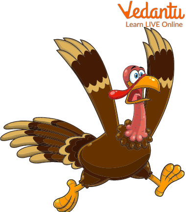 Scared Ted the Turkey