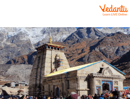 Picture of the Kedarnath Temple