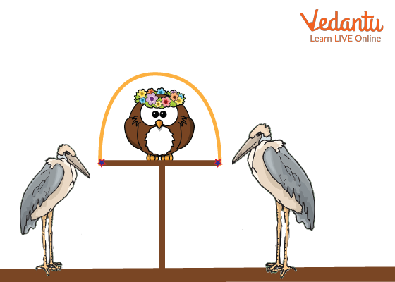 The Caliph and Vizier meet the owl princess