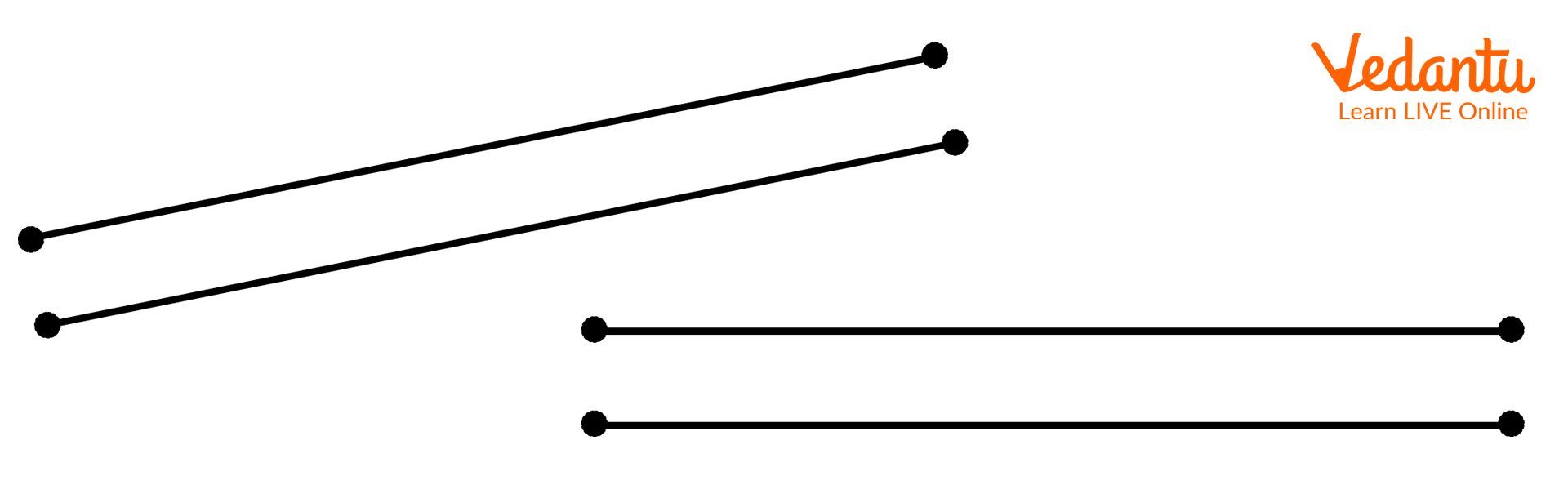 Parallel line segments
