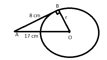 The length of the tangent to the circle is defined as the segment of the tangent
