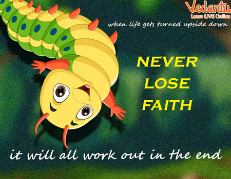 A mighty caterpillar teaches us to never lose hope