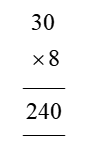 30 x 8