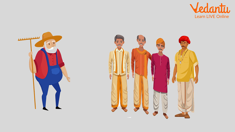 The Old Farmer and His Four Lazy Sons