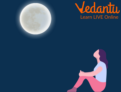 Given above is a graphical representation of the story of the magical moonlight.