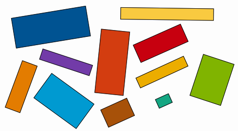 Look at the different rectangles given below and answer the following questions