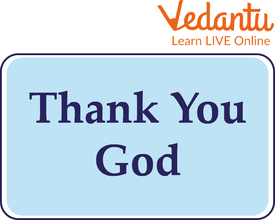 Thank You God Poem