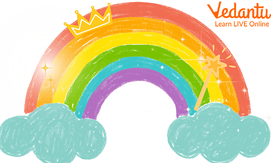A Rainbow Exuding Happiness