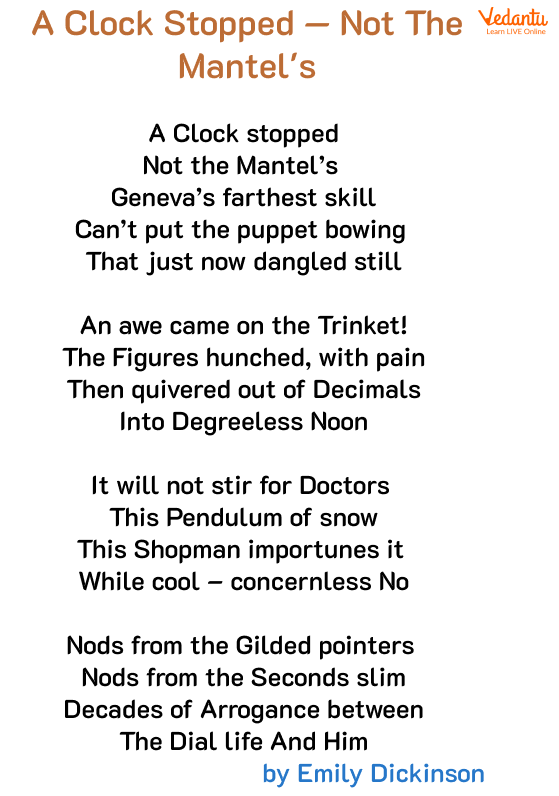 A Clock stopped – Not the Mantel’s