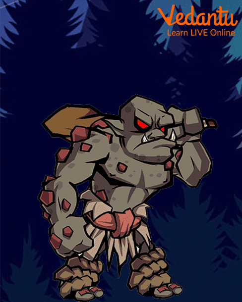 A Terrifying Ogre Appeared in The Royal Garden