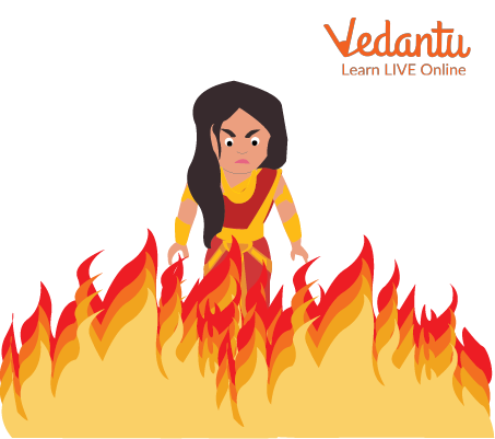 The birth of Draupadi