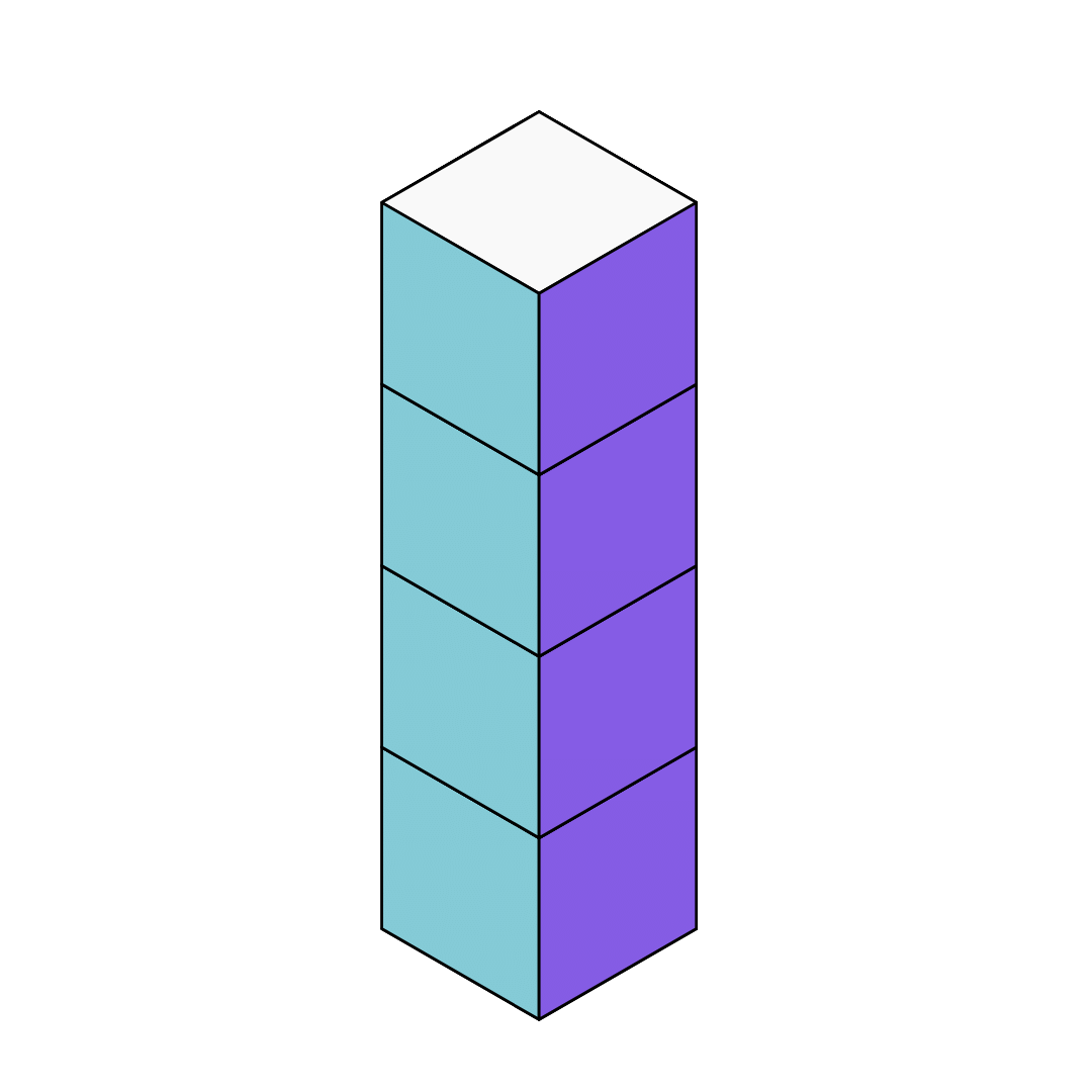 “I”  is the shape of the blue block