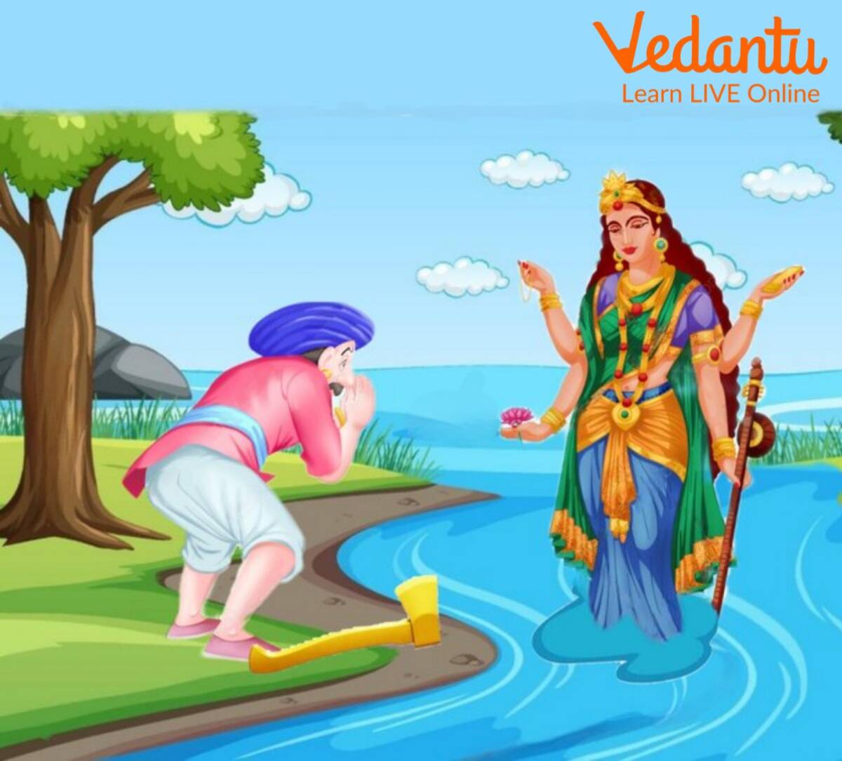 The Goddess of the River appeared