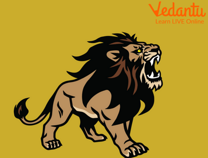 The Lion Snatching Prey
