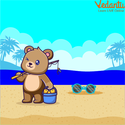 The Bear Catches a Small Fish
