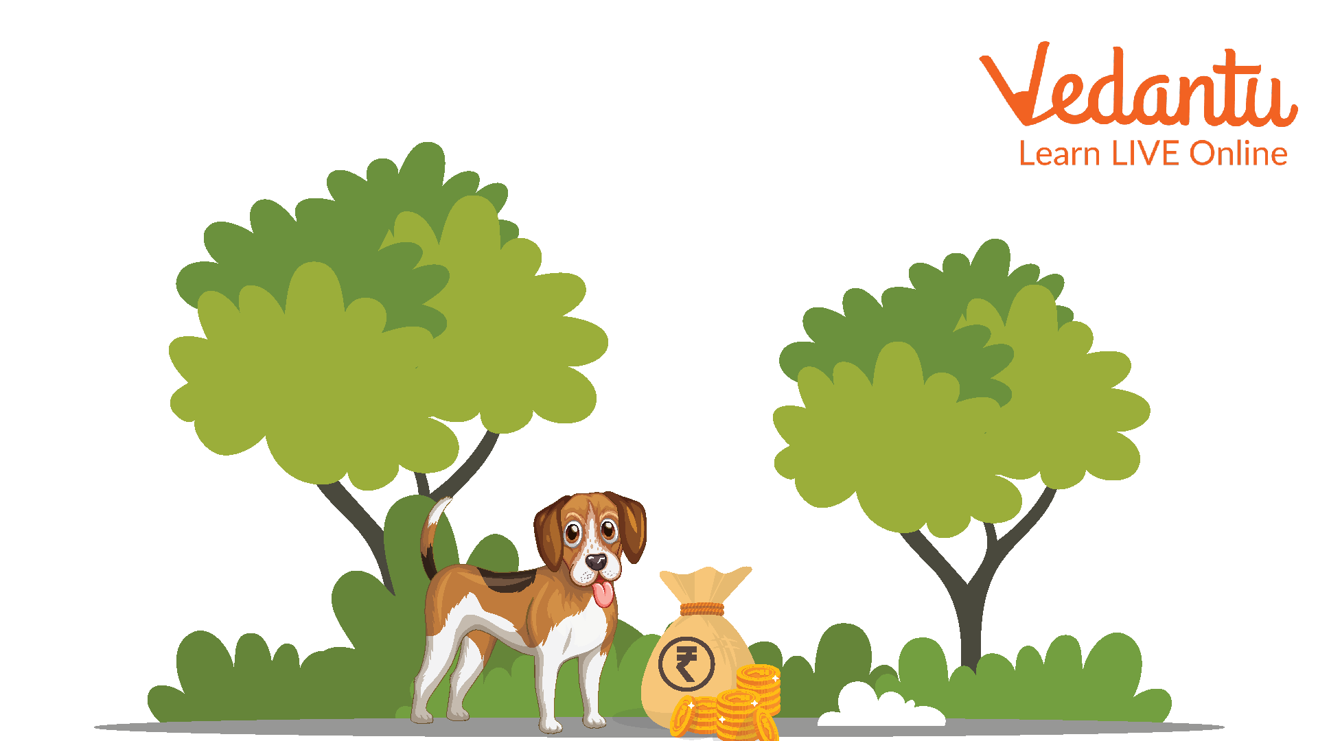 Dog sniffes Gold