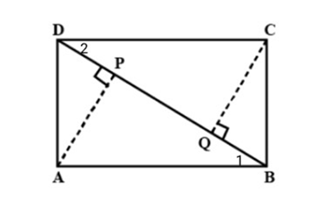 ABCD is a parallelogram and AP and Care the perpendiculars from vertices